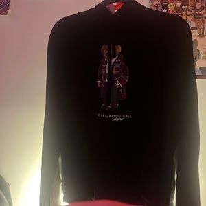 Men’s black polo Ralph Lauren pullover